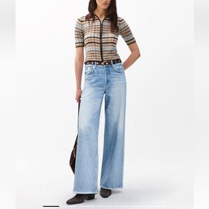 rag & bone Light Blue Flare Jeans